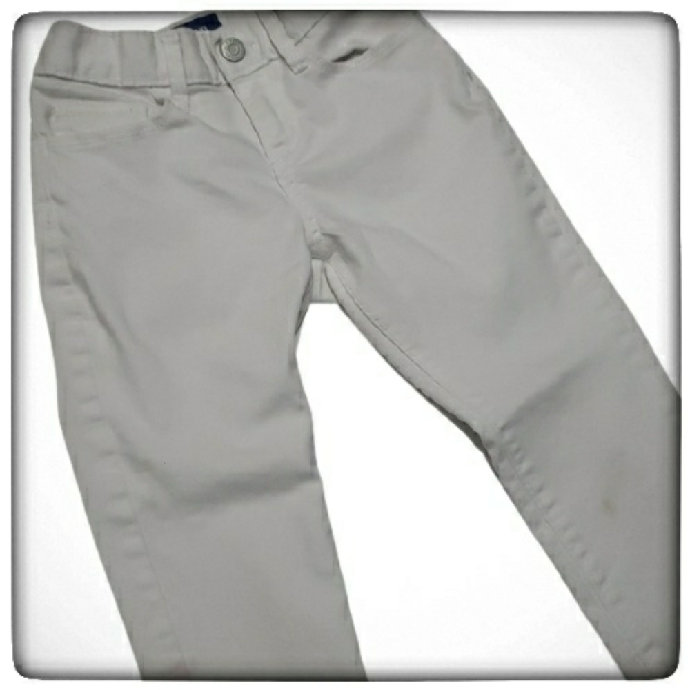 Old Navy Girls White Skinny Jeans-8 Regular - Picture 9 of 9